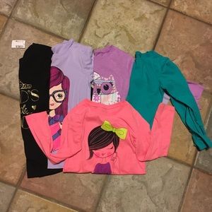 5 long sleeve children’s place shirts M 7/8
